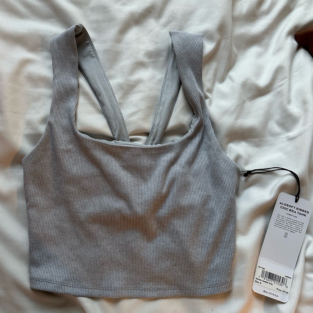 Alo Soft Rib Bra Tank
